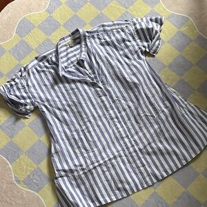 Banana Republic Blue and White Striped tunic